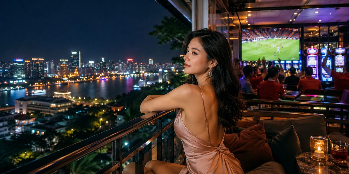 Người dùng Hà Nội tra cứu chính sách bảo mật trên điện thoại bên tách cà phê